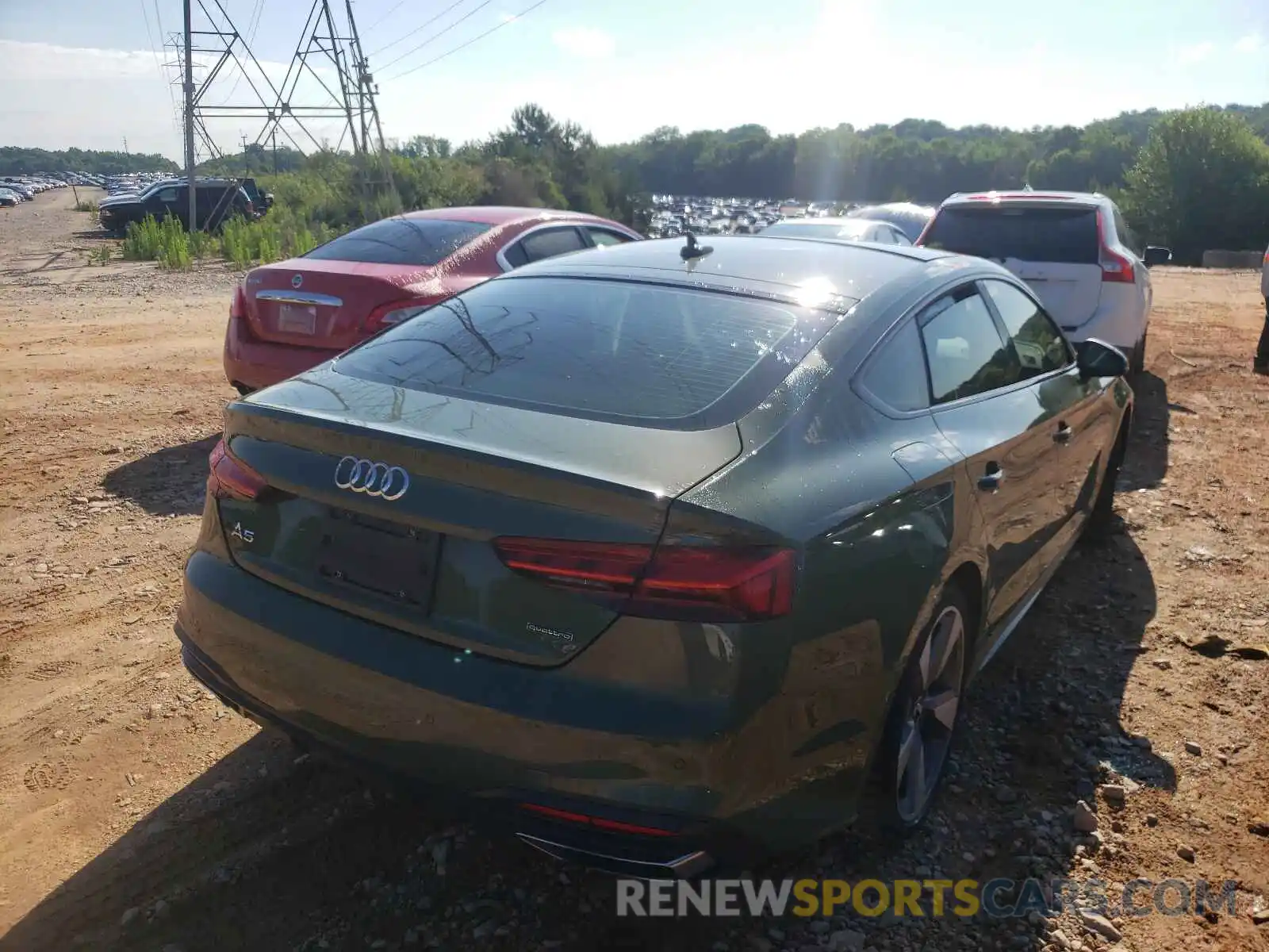 4 Photograph of a damaged car WAUCNCF51LA016903 AUDI A5 2020