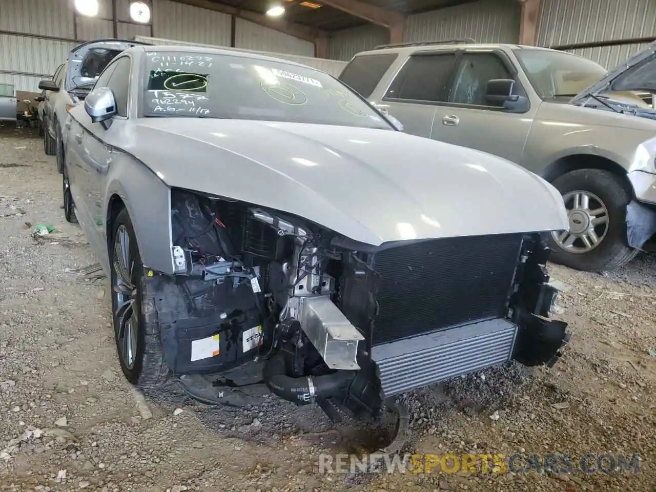 1 Photograph of a damaged car WAUCNCF51LA017078 AUDI A5 2020