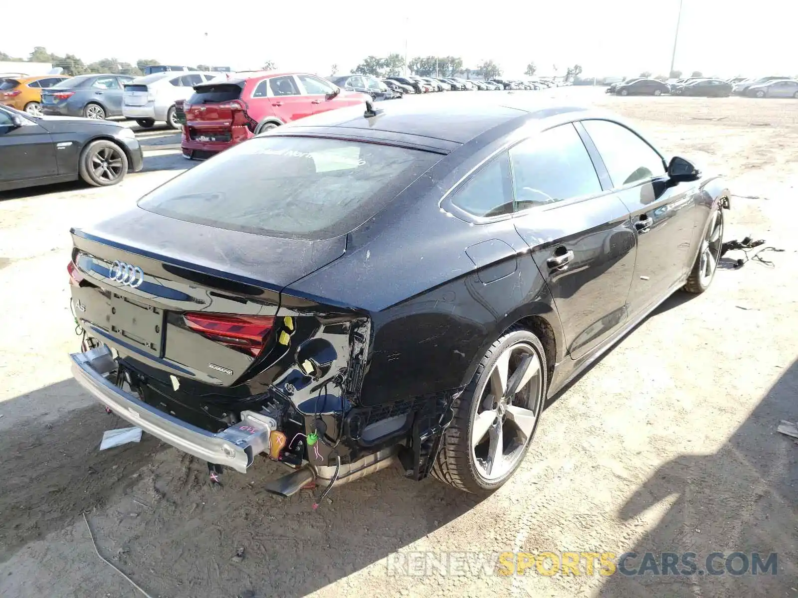 4 Photograph of a damaged car WAUCNCF52LA016926 AUDI A5 2020