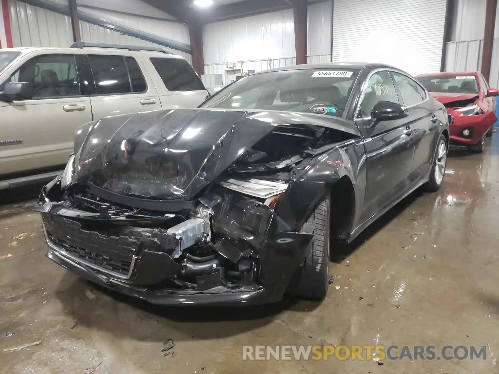 2 Photograph of a damaged car WAUCNCF53LA001111 AUDI A5 2020