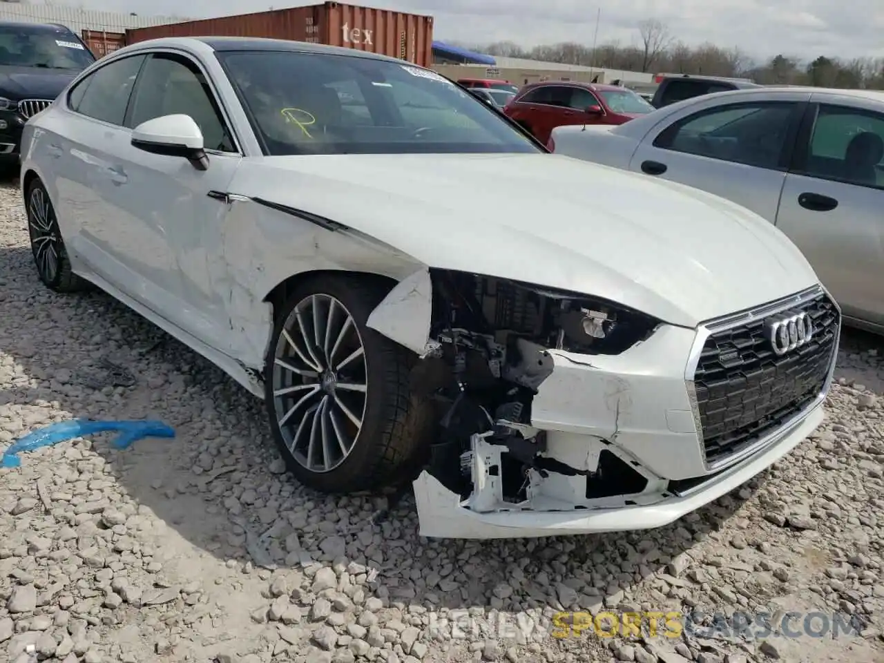 1 Photograph of a damaged car WAUCNCF53LA017454 AUDI A5 2020