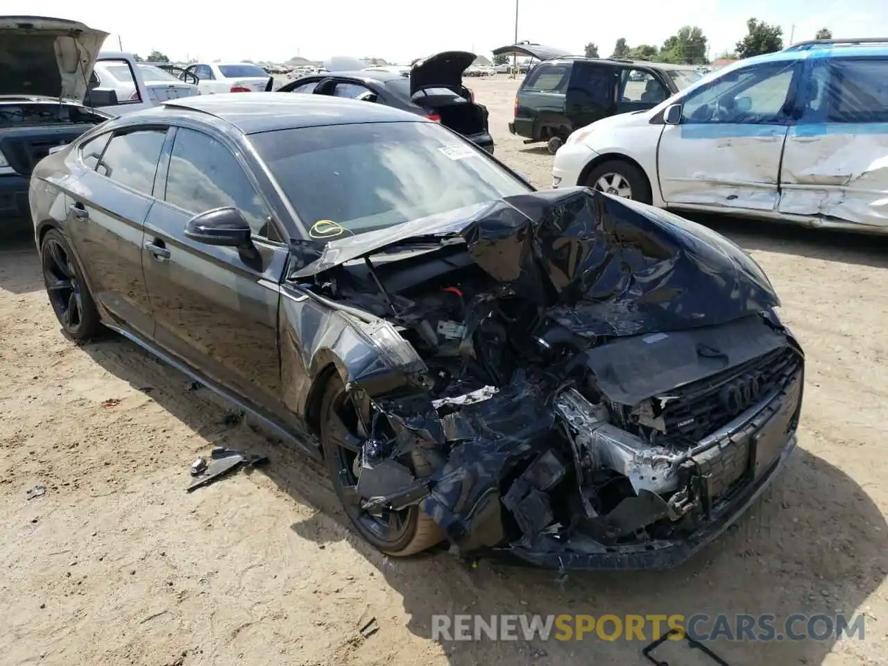 1 Photograph of a damaged car WAUCNCF54LA006849 AUDI A5 2020