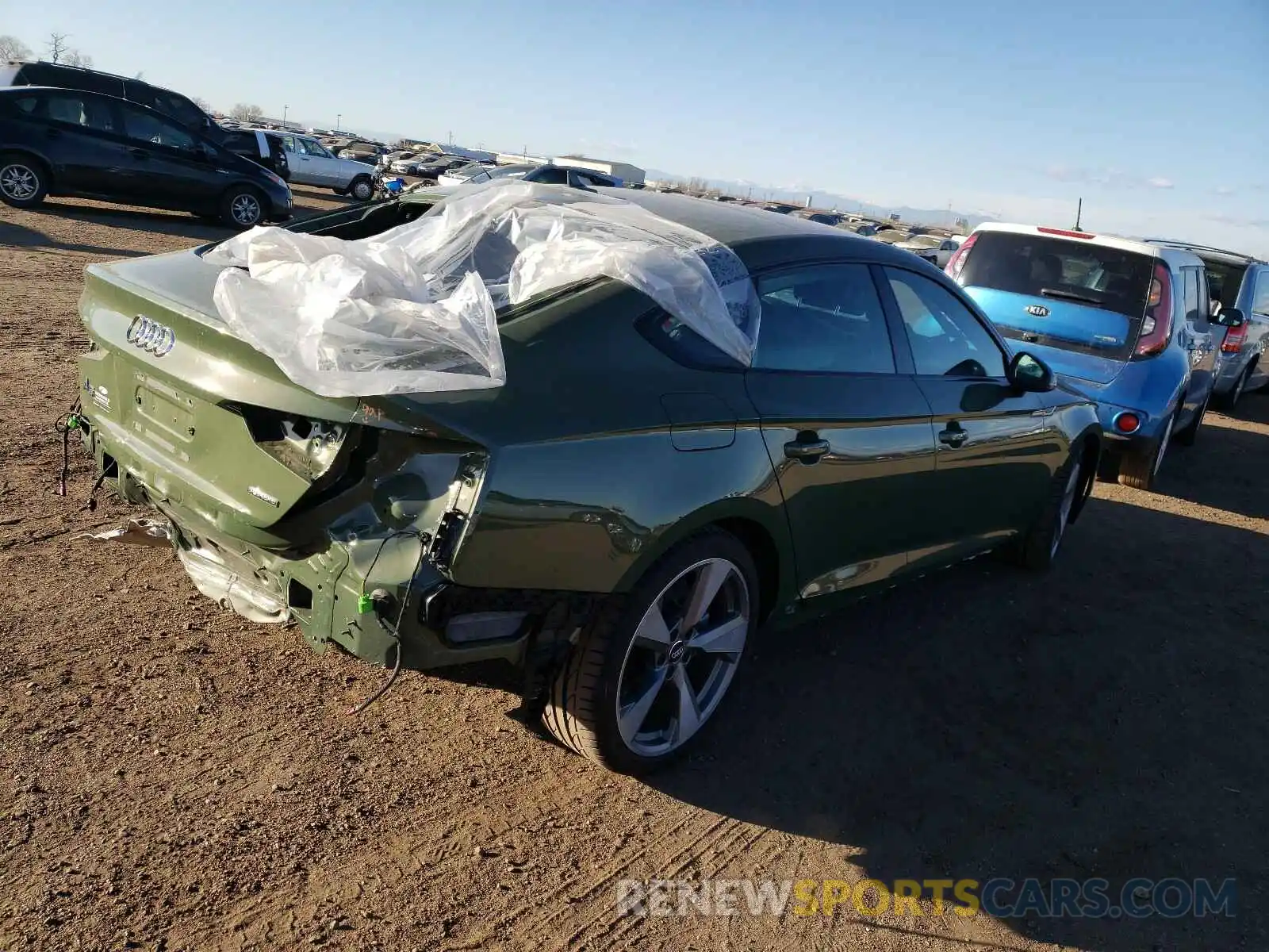 4 Photograph of a damaged car WAUCNCF55LA017021 AUDI A5 2020