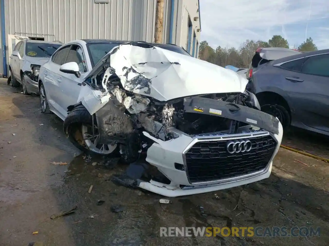 1 Photograph of a damaged car WAUCNCF56LA017027 AUDI A5 2020