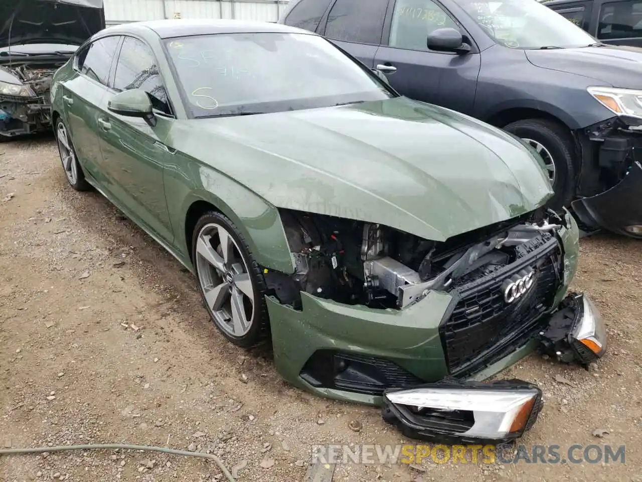 1 Photograph of a damaged car WAUCNCF58LA012279 AUDI A5 2020