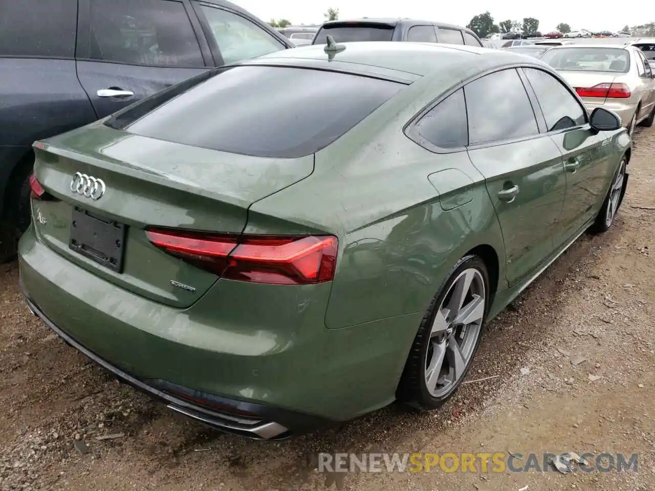 4 Photograph of a damaged car WAUCNCF58LA012279 AUDI A5 2020