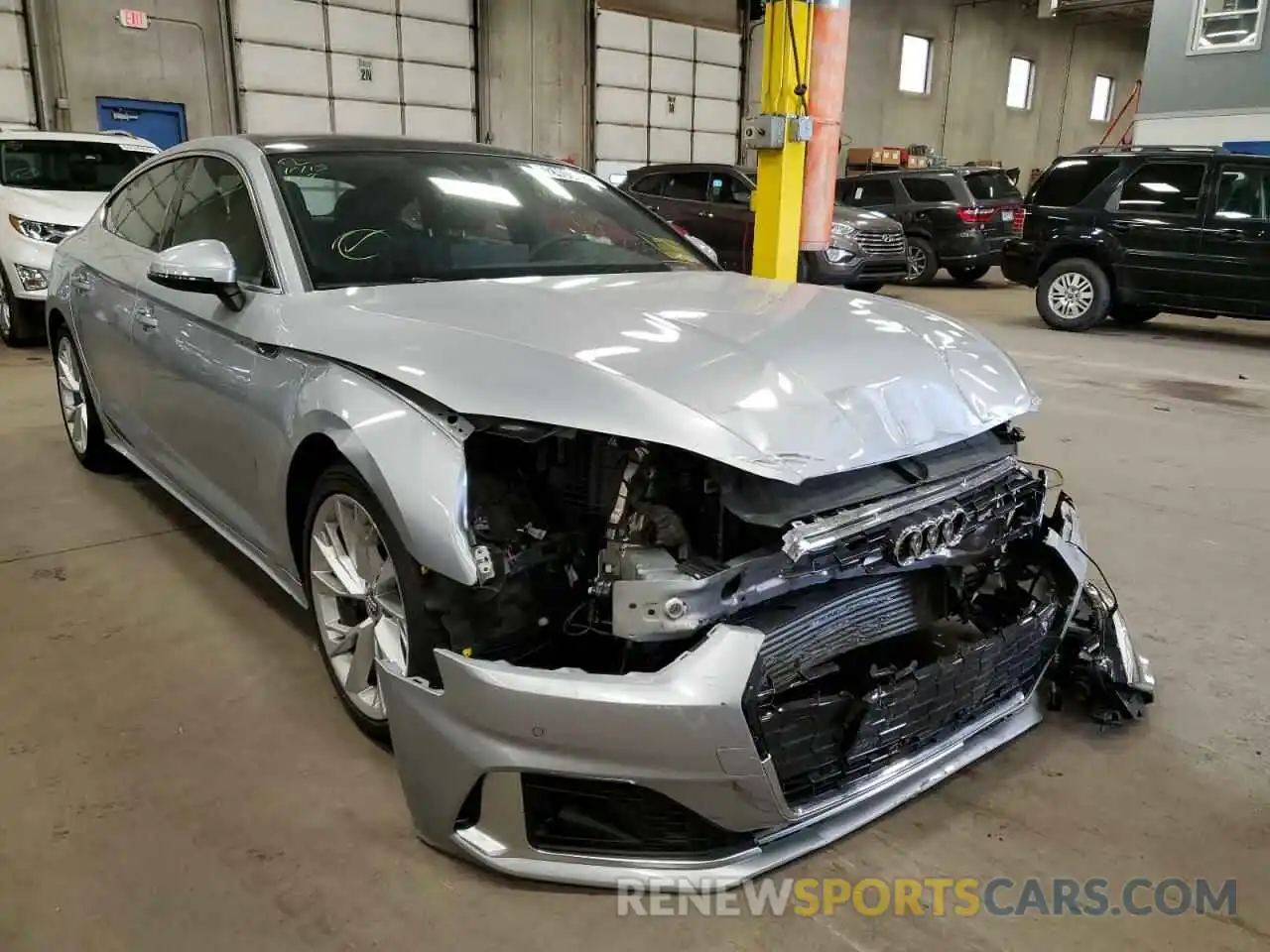 1 Photograph of a damaged car WAUCNCF58LA020625 AUDI A5 2020