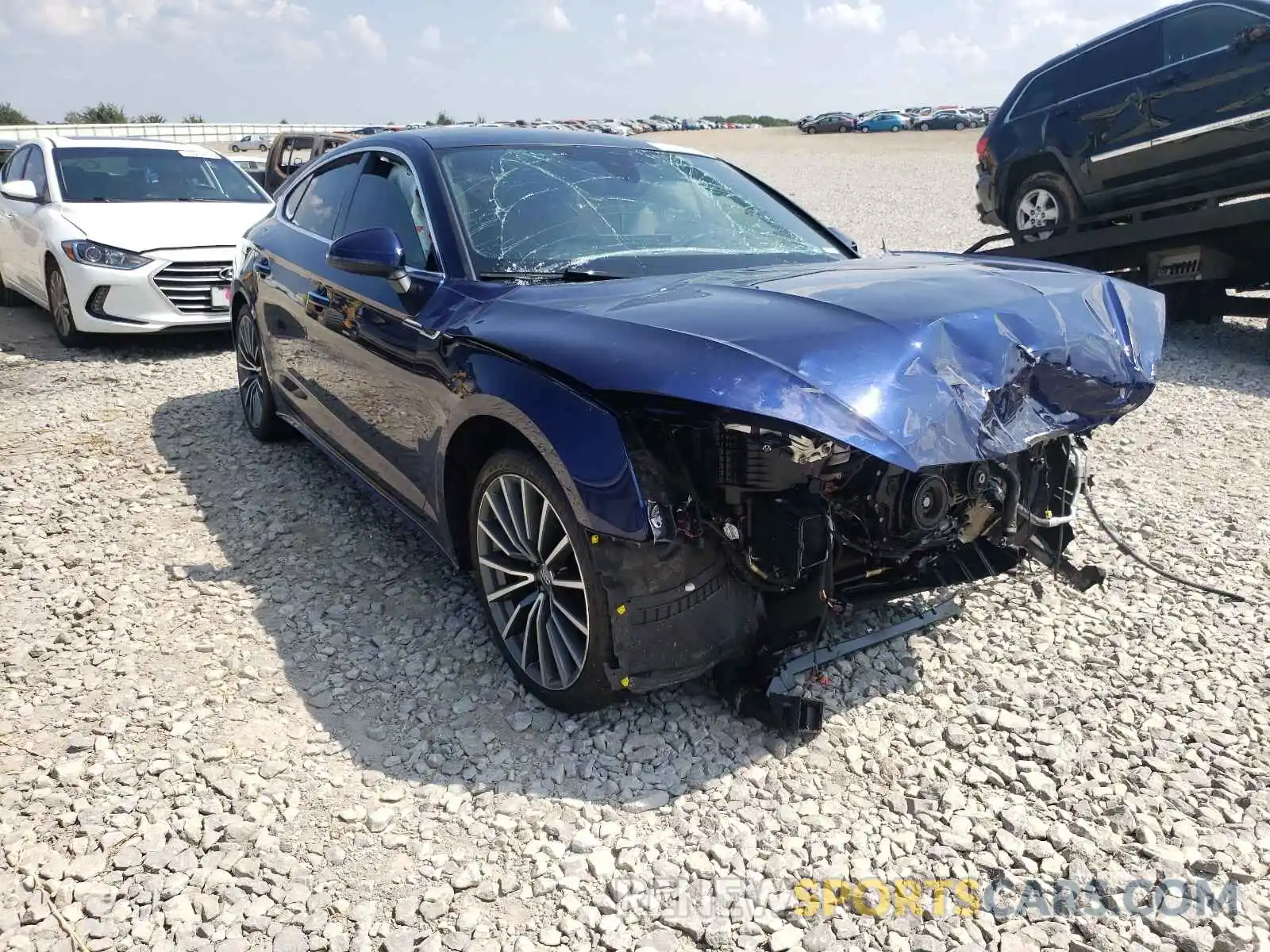 1 Photograph of a damaged car WAUCNCF59LA003087 AUDI A5 2020