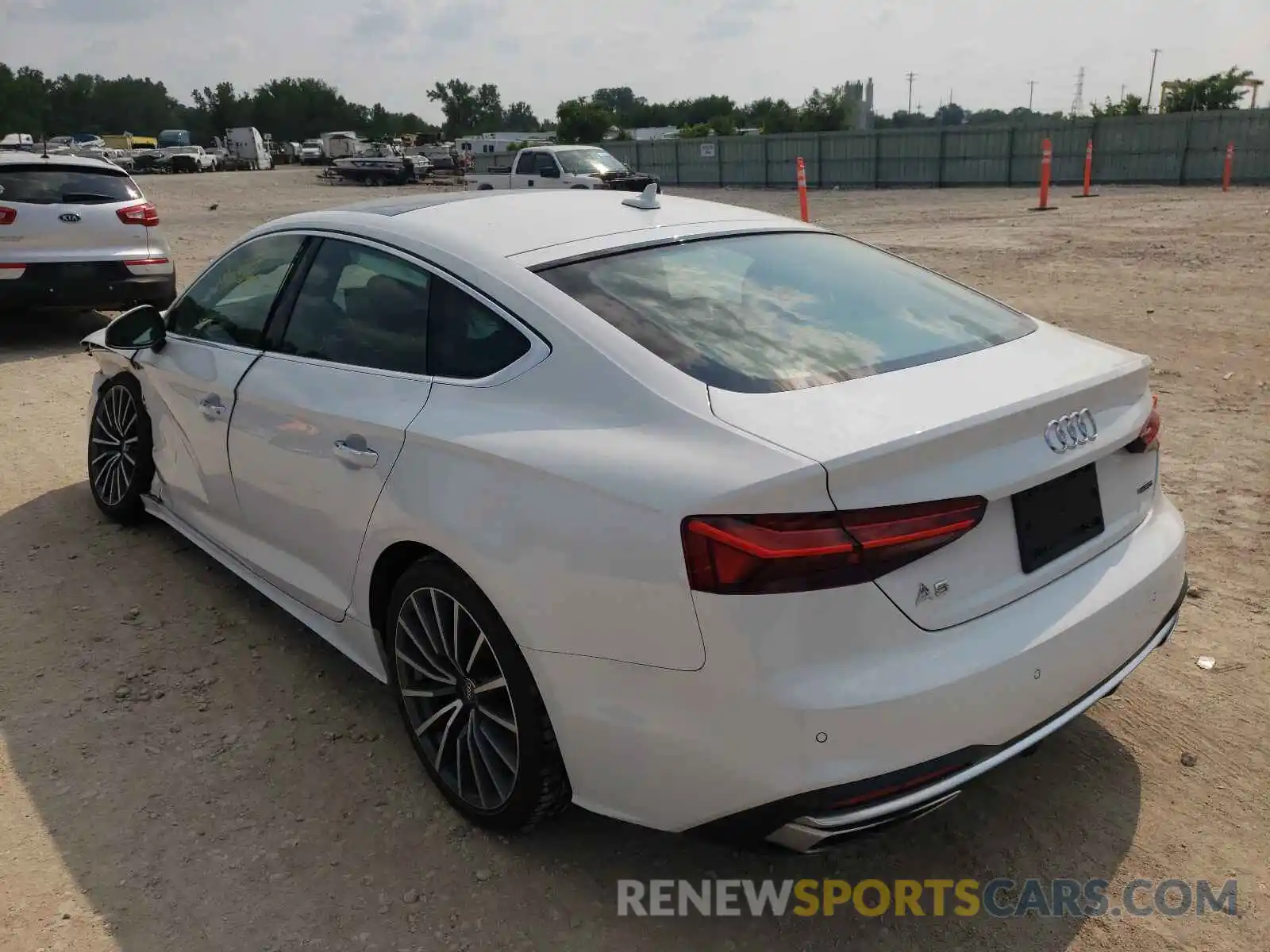 3 Photograph of a damaged car WAUCNCF59LA008516 AUDI A5 2020