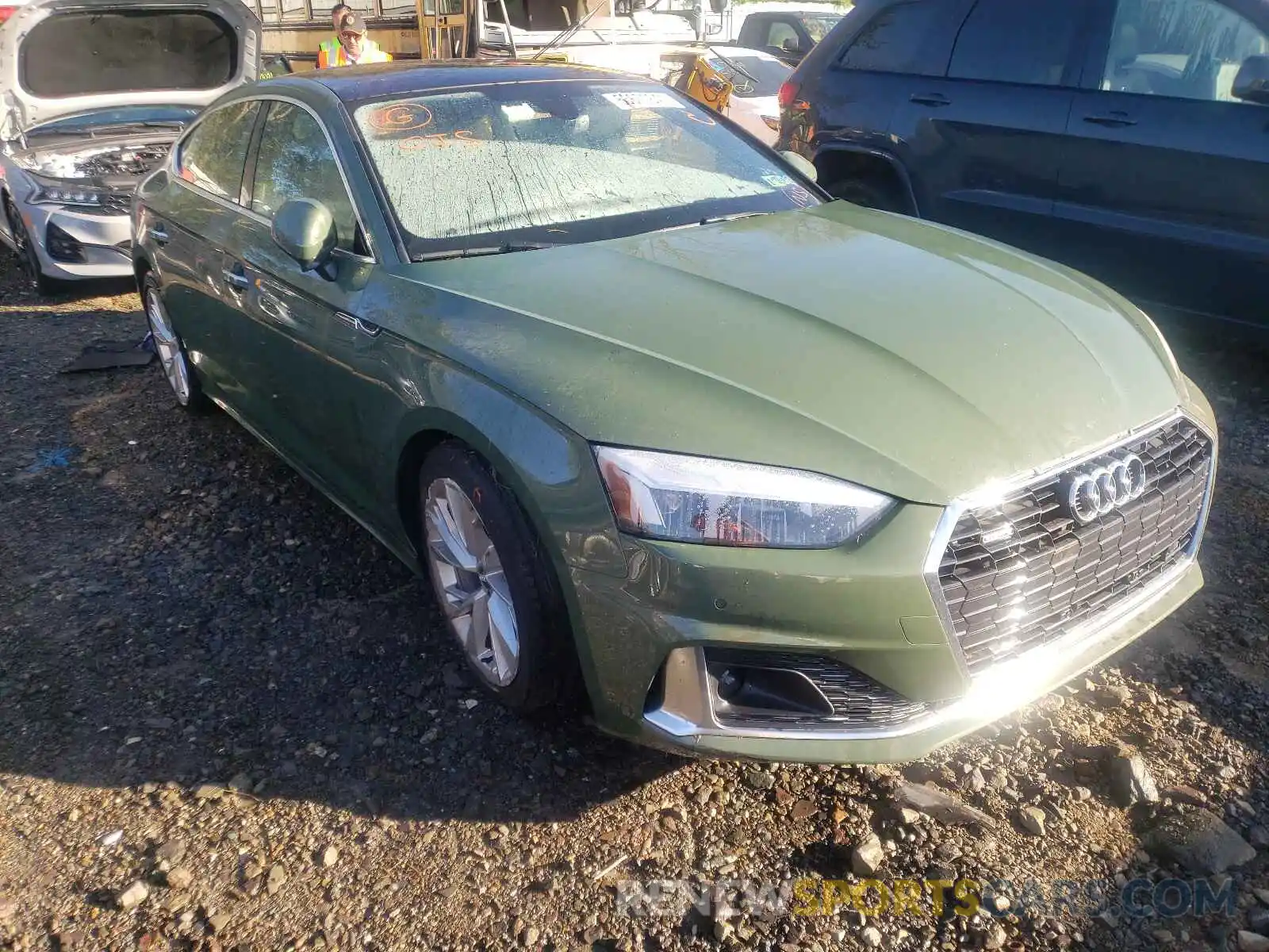 1 Photograph of a damaged car WAUCNCF59LA014638 AUDI A5 2020