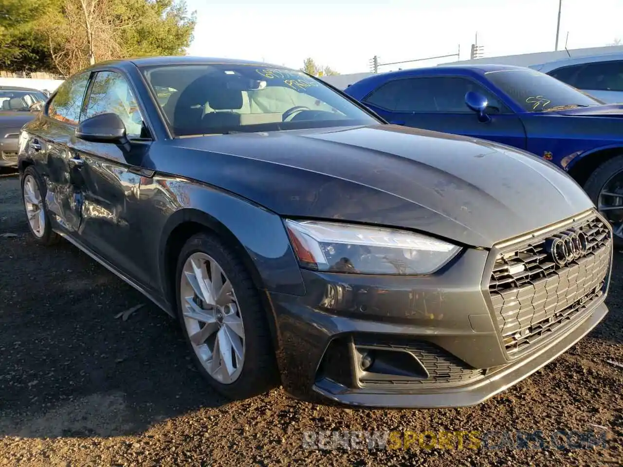 1 Photograph of a damaged car WAUCNCF5XLA014423 AUDI A5 2020