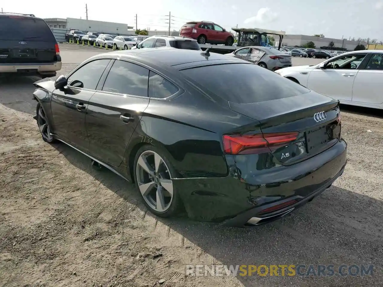 3 Photograph of a damaged car WAUCNCF5XLA017239 AUDI A5 2020