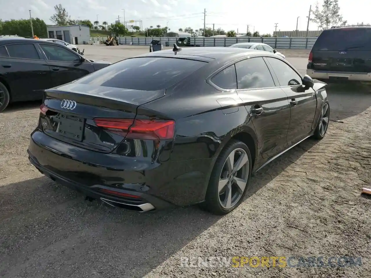 4 Photograph of a damaged car WAUCNCF5XLA017239 AUDI A5 2020