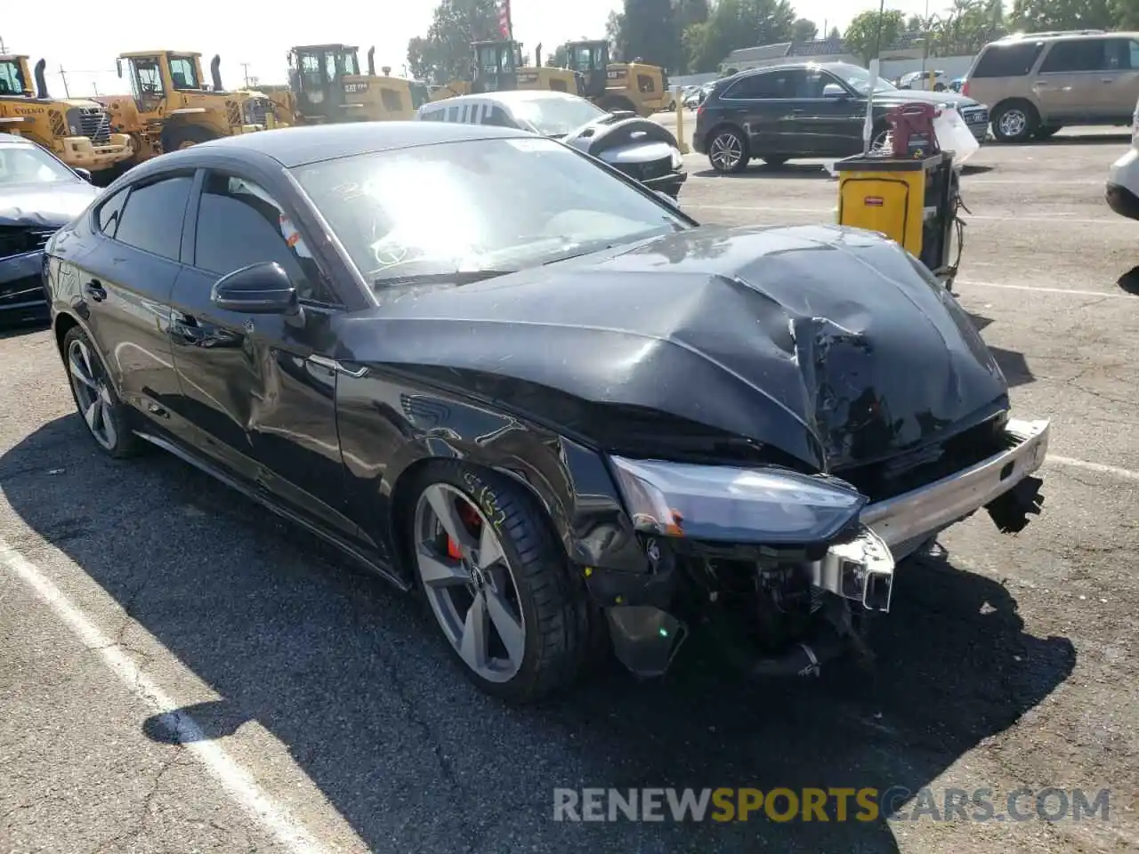 1 Photograph of a damaged car WAUCNCF5XLA017709 AUDI A5 2020