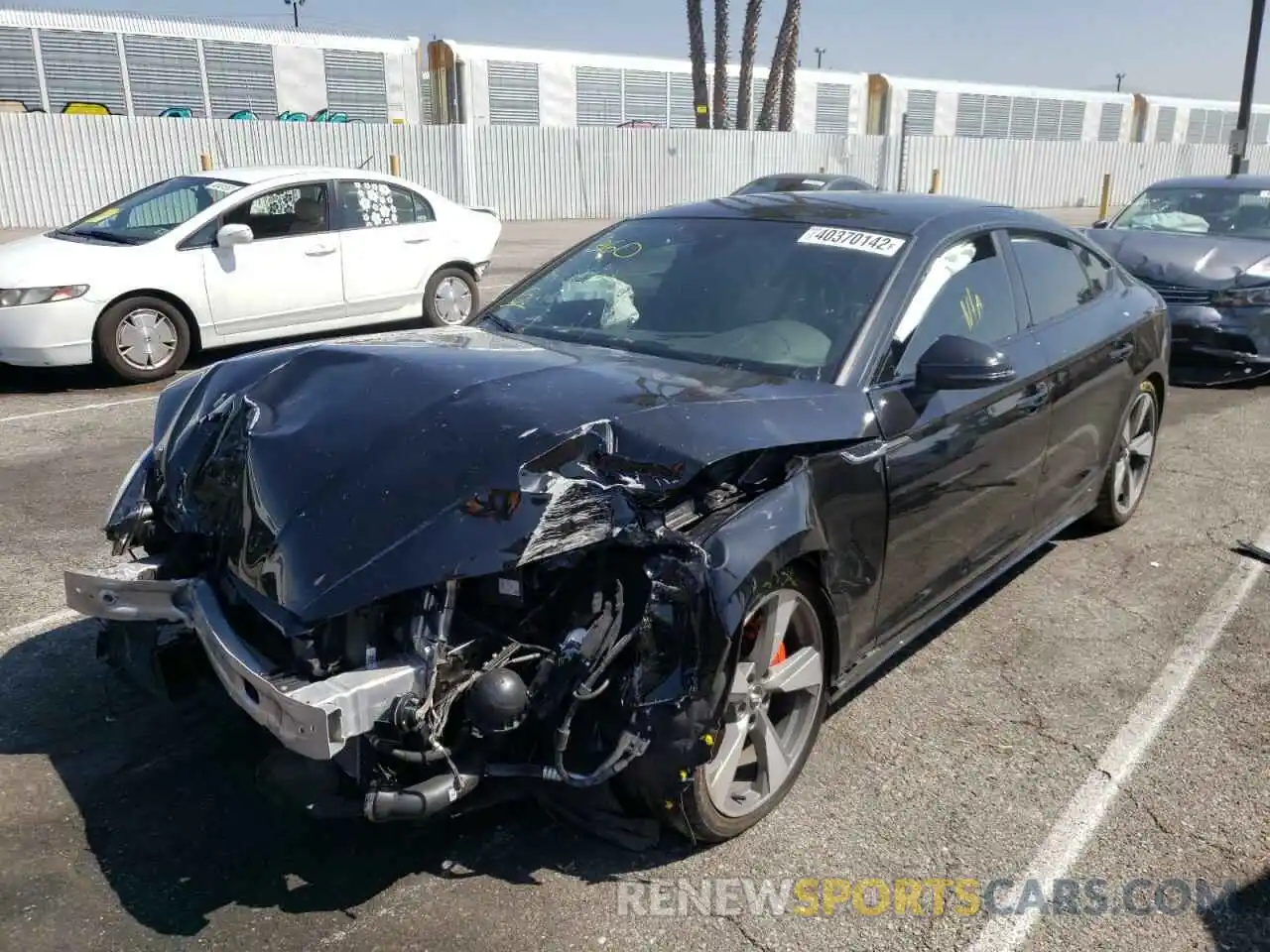 2 Photograph of a damaged car WAUCNCF5XLA017709 AUDI A5 2020