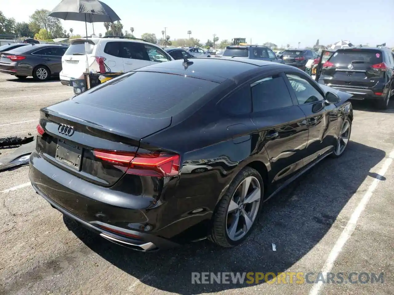 4 Фотография поврежденного автомобиля WAUCNCF5XLA017709 AUDI A5 2020