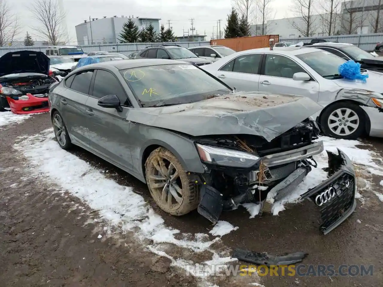 1 Photograph of a damaged car WAUENCF58LA004093 AUDI A5 2020