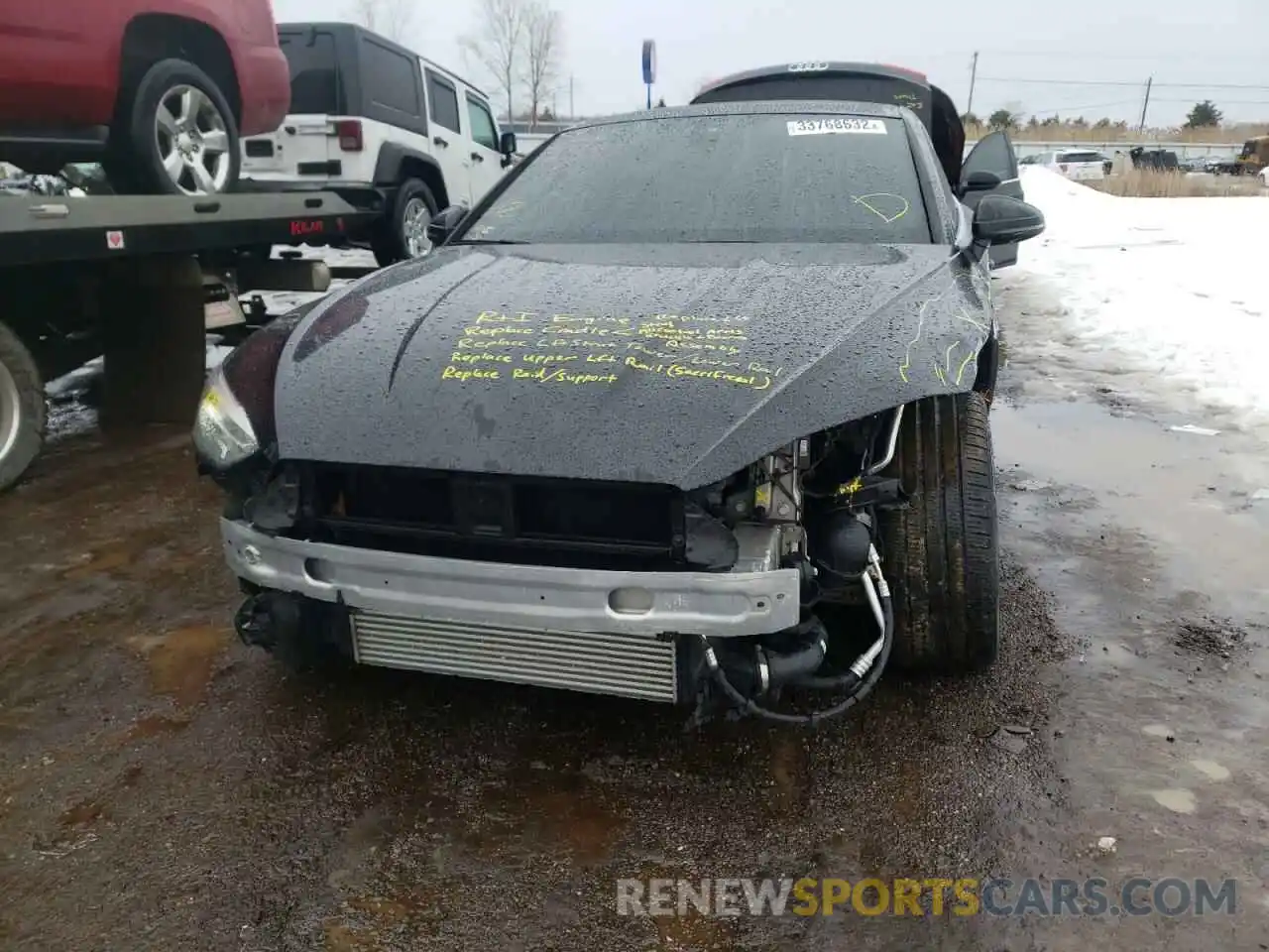 9 Photograph of a damaged car WAUSNAF52LA009314 AUDI A5 2020