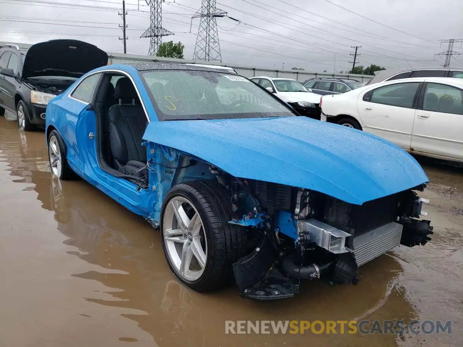 1 Photograph of a damaged car WAUTNAF52LA002190 AUDI A5 2020