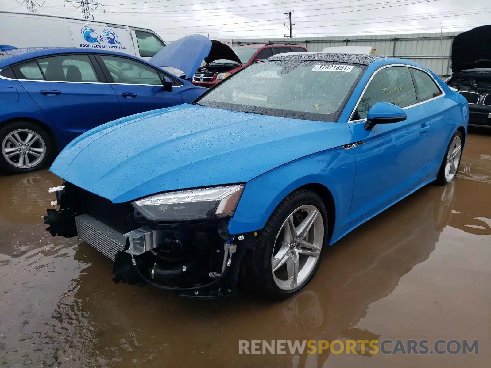 2 Photograph of a damaged car WAUTNAF52LA002190 AUDI A5 2020