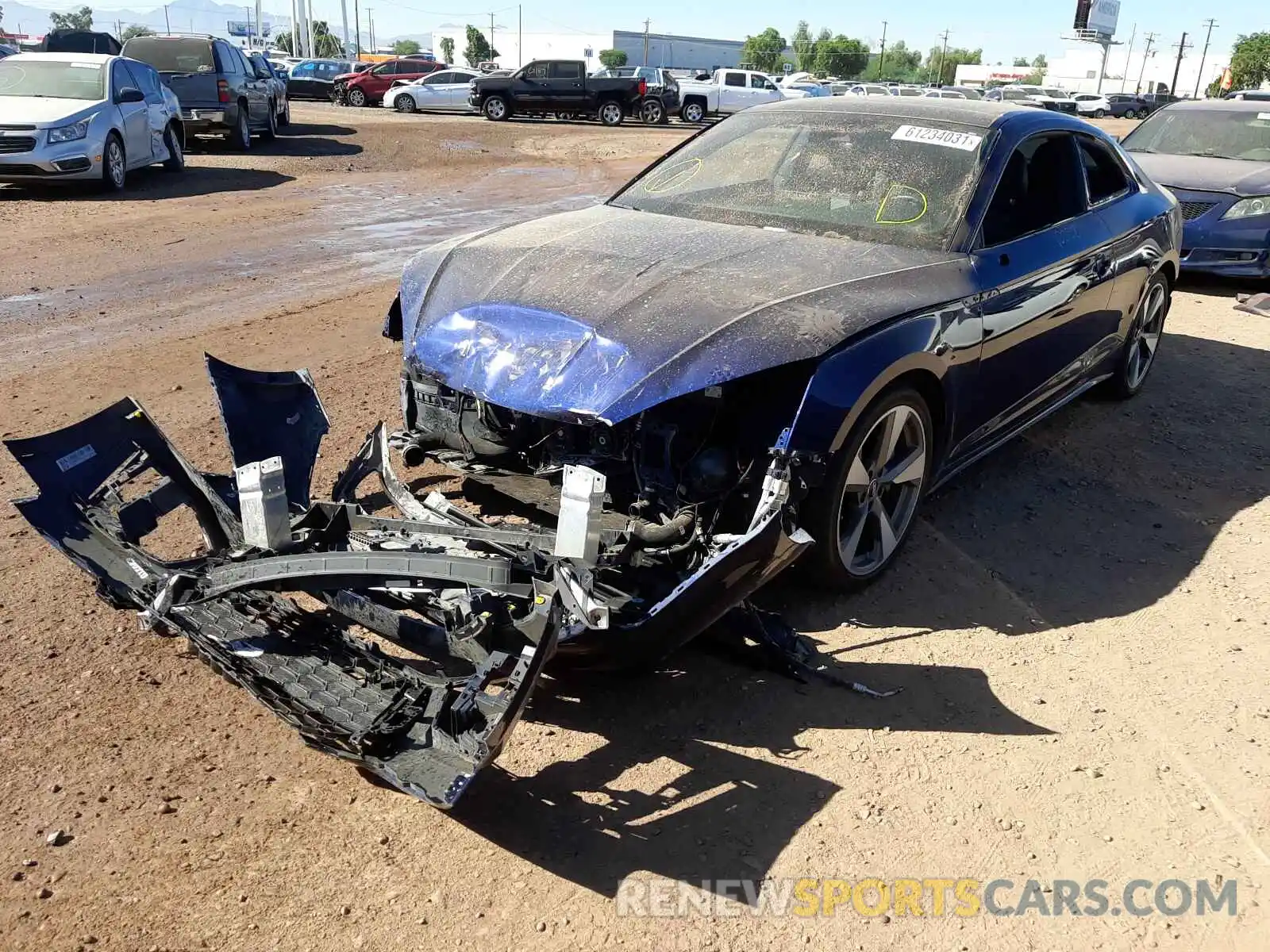 2 Photograph of a damaged car WAUTNAF52LA004067 AUDI A5 2020