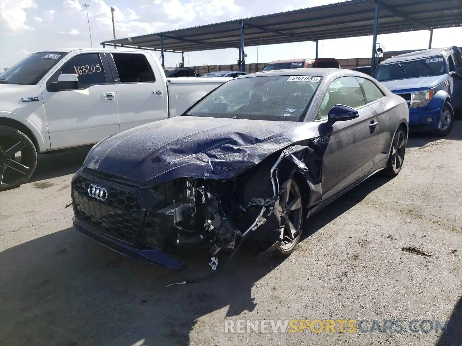 2 Photograph of a damaged car WAUTNAF54LA003180 AUDI A5 2020