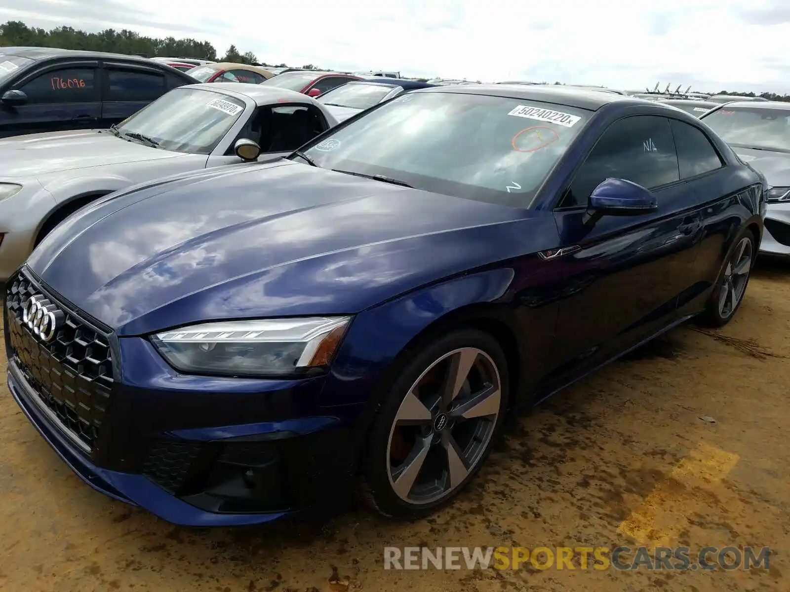 2 Photograph of a damaged car WAUTNAF58LA003182 AUDI A5 2020