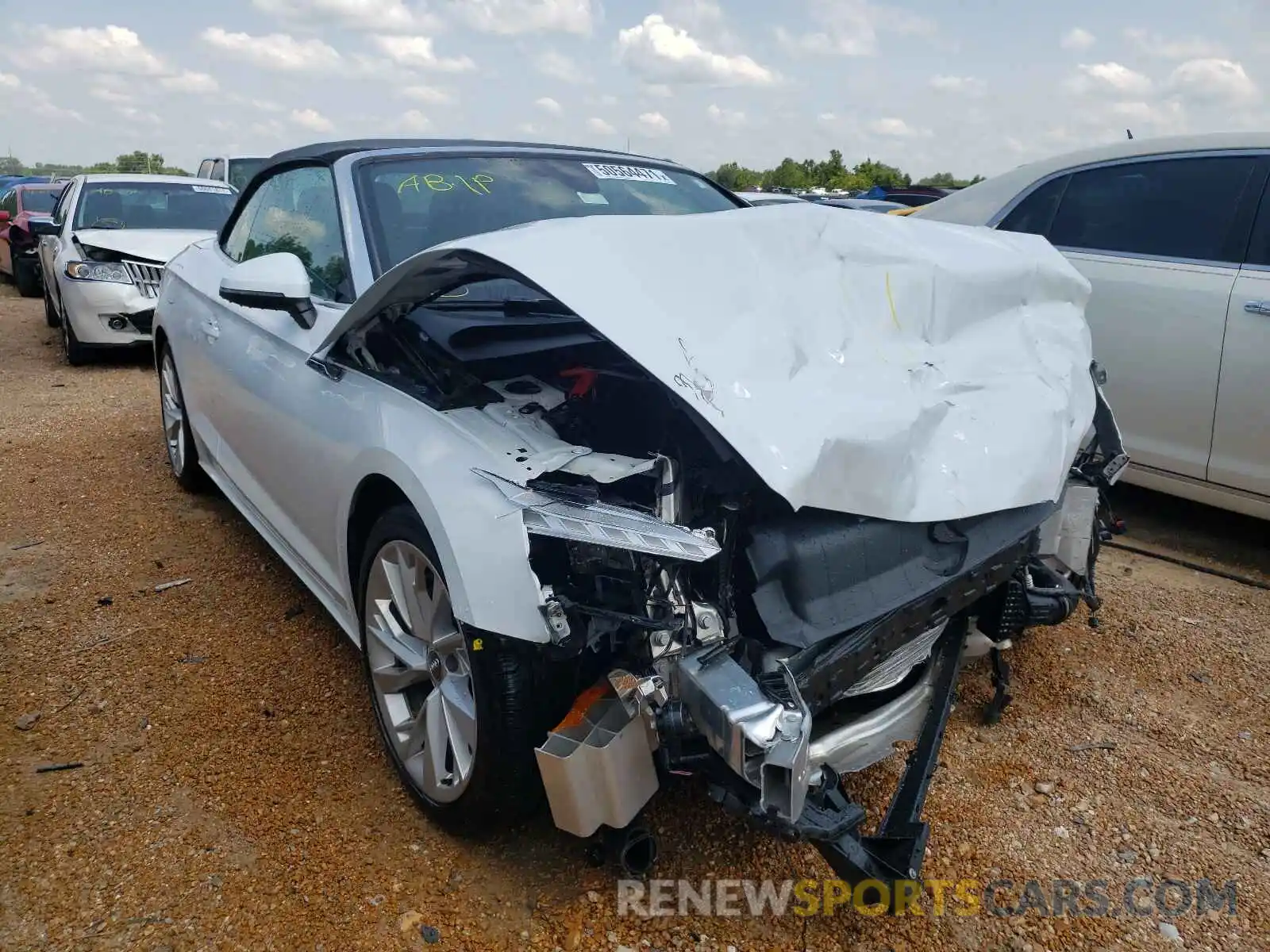 1 Photograph of a damaged car WAUWNGF5XLN001703 AUDI A5 2020