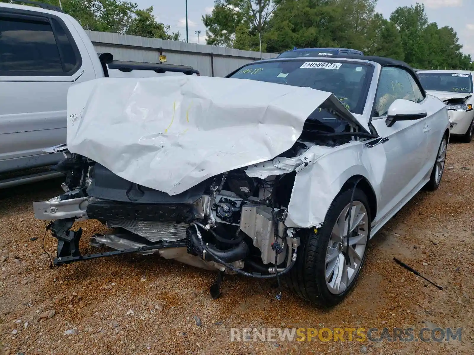 2 Photograph of a damaged car WAUWNGF5XLN001703 AUDI A5 2020