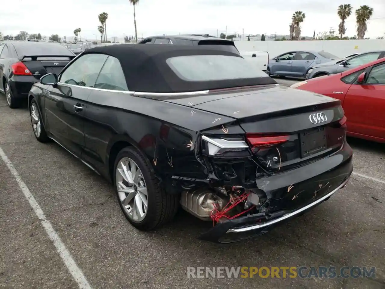 3 Photograph of a damaged car WAU2AGF53MN002204 AUDI A5 2021