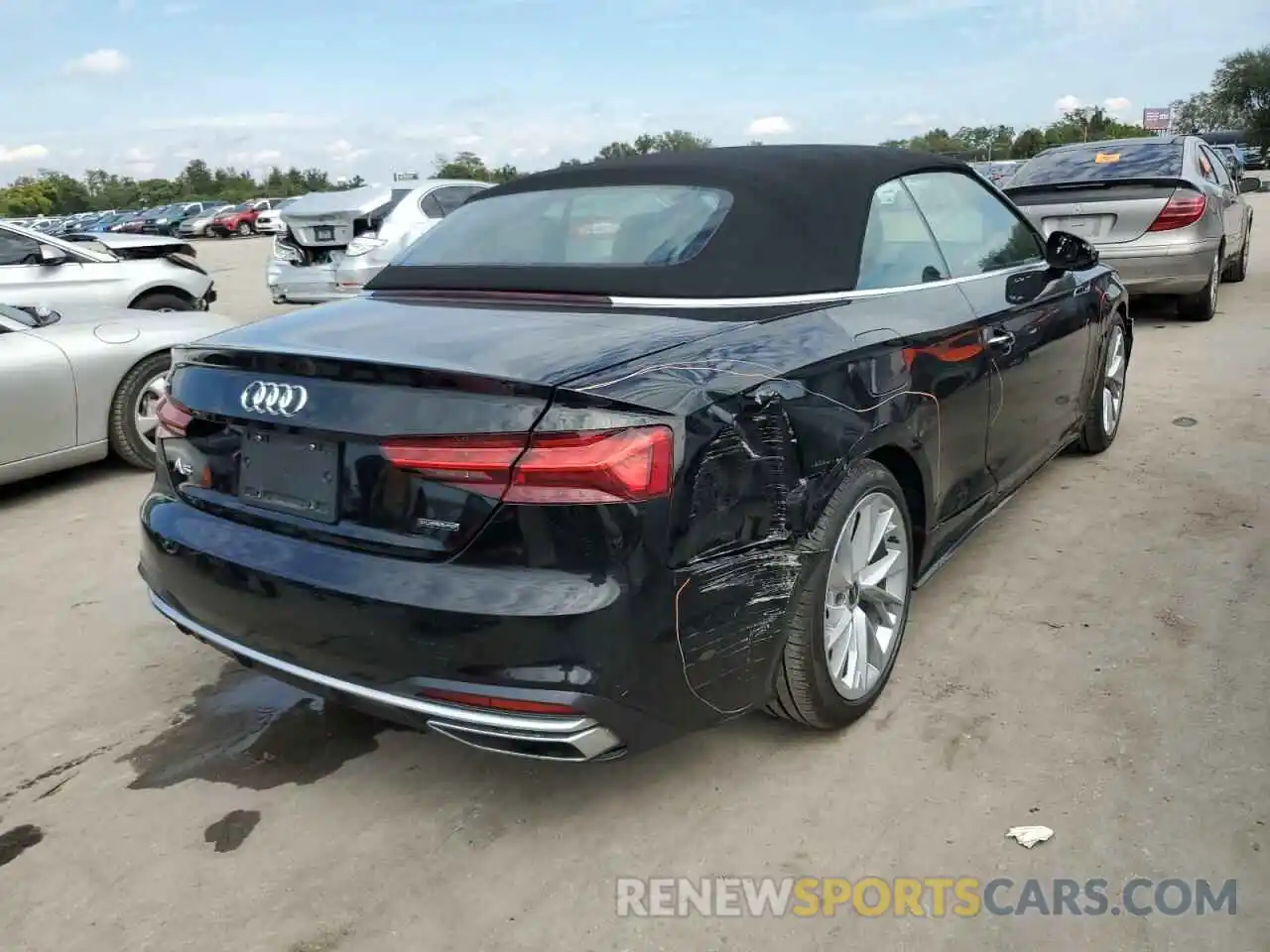 3 Photograph of a damaged car WAU2AGF54MN002504 AUDI A5 2021