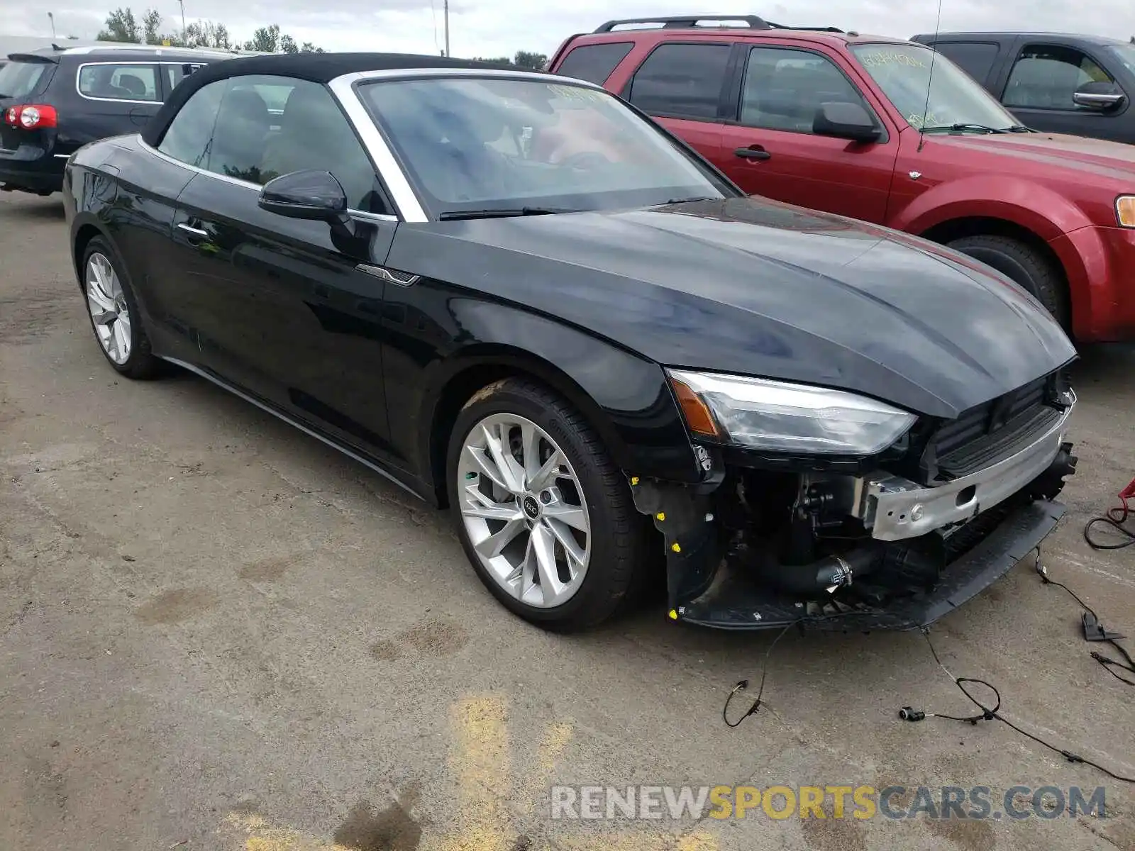 1 Photograph of a damaged car WAU2AGF57MN003453 AUDI A5 2021