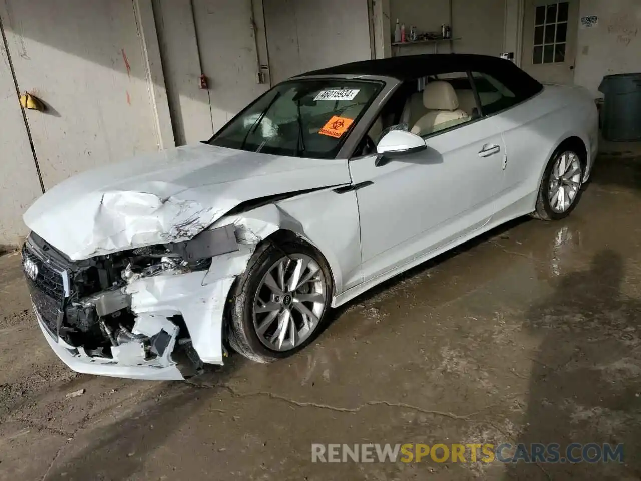 1 Photograph of a damaged car WAU2AGF59MN003177 AUDI A5 2021