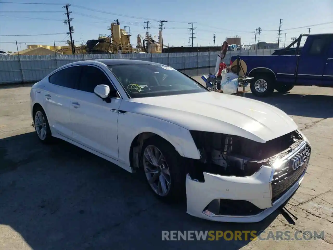 1 Photograph of a damaged car WAUABCF54MA025807 AUDI A5 2021