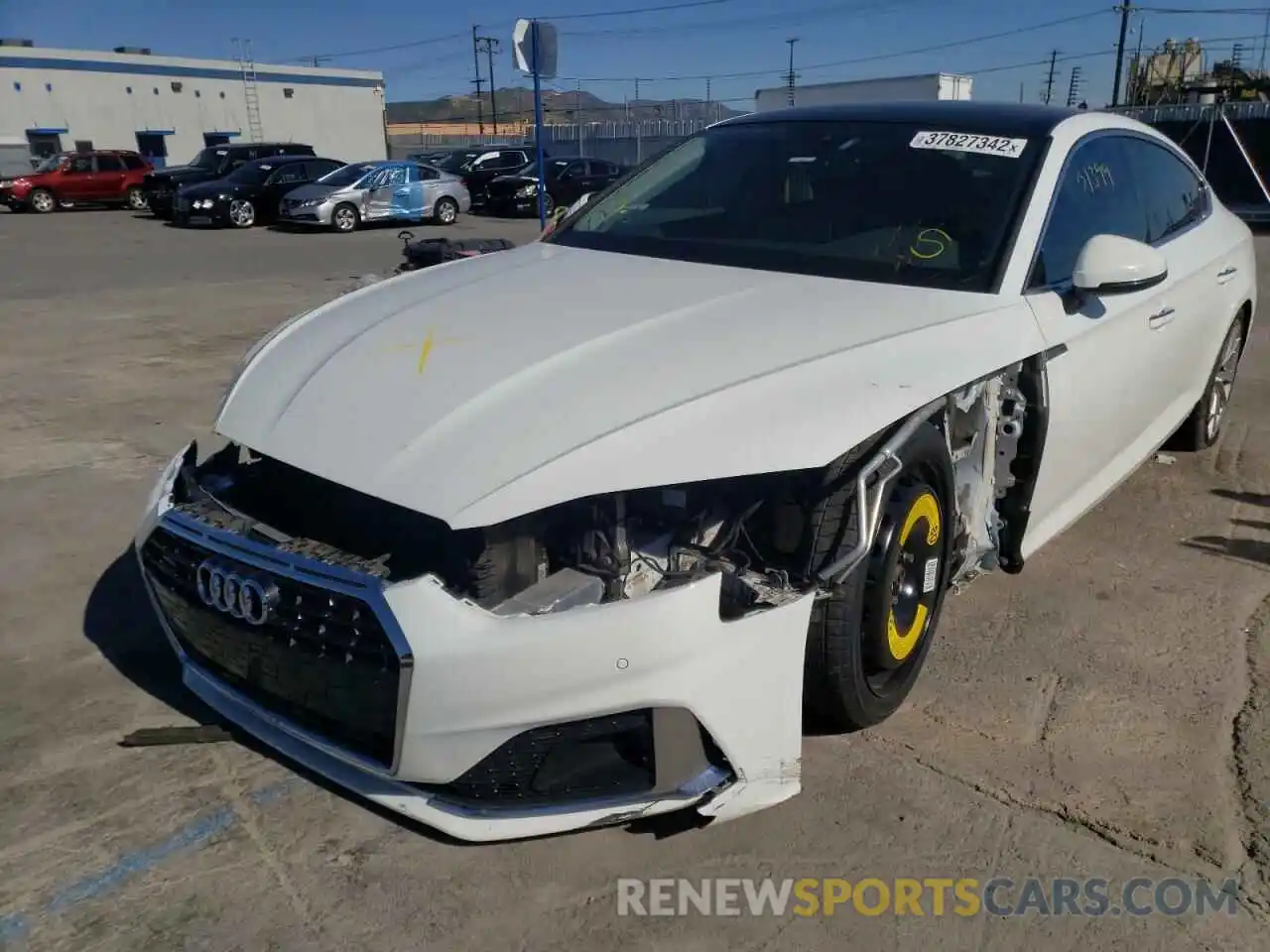 9 Photograph of a damaged car WAUABCF54MA025807 AUDI A5 2021