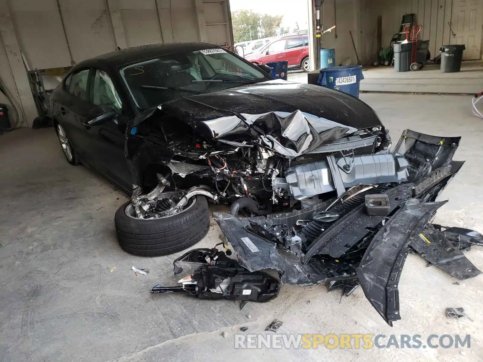 1 Photograph of a damaged car WAUABCF55MA024763 AUDI A5 2021