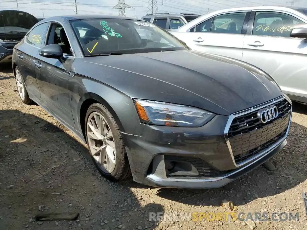 1 Photograph of a damaged car WAUABCF56MA026439 AUDI A5 2021