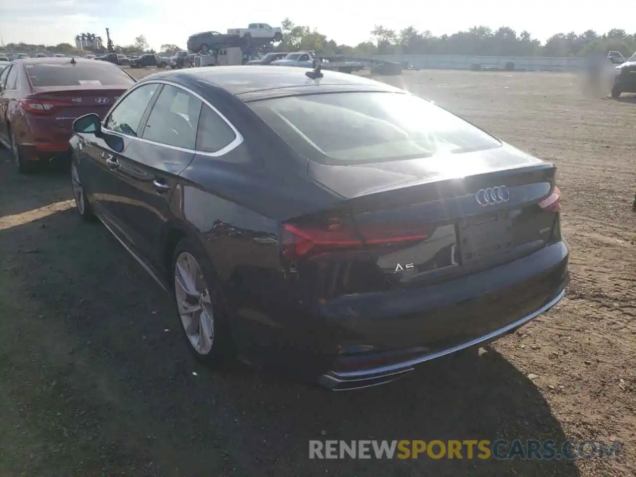 3 Photograph of a damaged car WAUABCF5XMA006551 AUDI A5 2021