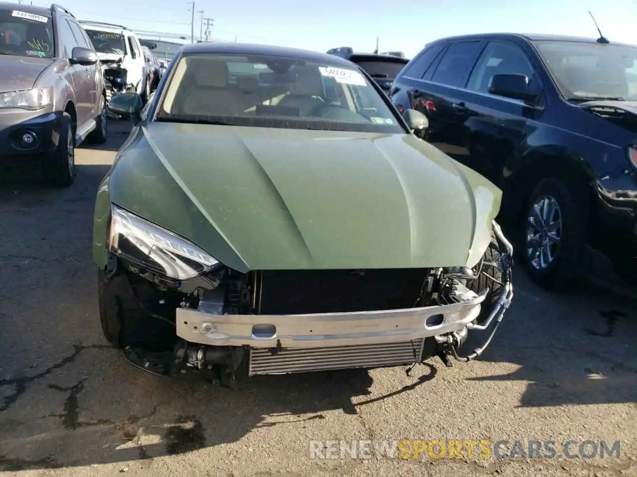 9 Photograph of a damaged car WAUCBCF50MA041298 AUDI A5 2021