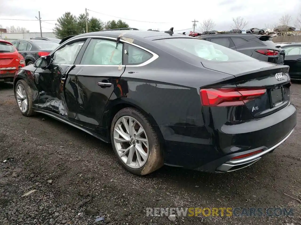 3 Photograph of a damaged car WAUCBCF56MA008676 AUDI A5 2021