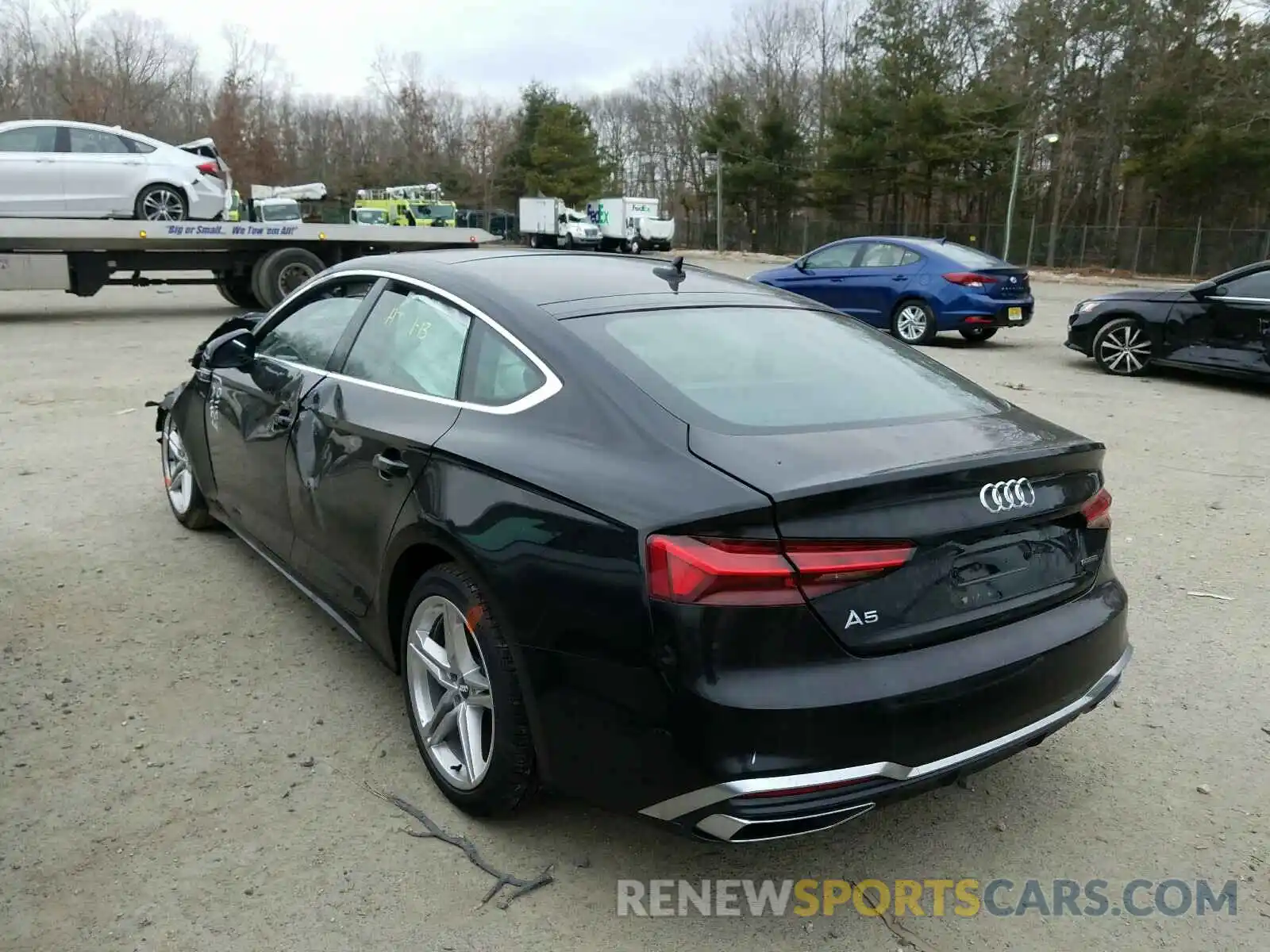 3 Photograph of a damaged car WAUDACF50MA010124 AUDI A5 2021