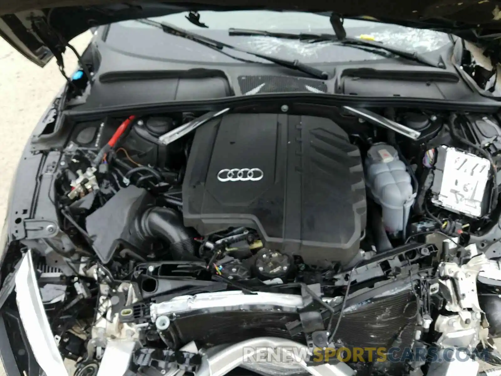 7 Фотография поврежденного автомобиля WAUDACF50MA010124 AUDI A5 2021