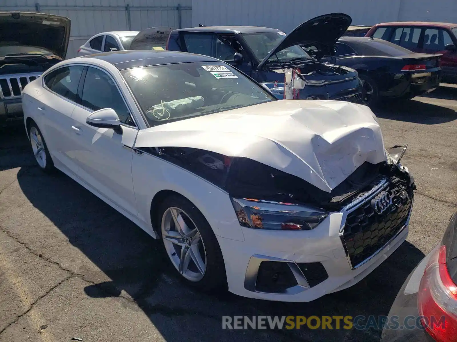 1 Photograph of a damaged car WAUDACF50MA010673 AUDI A5 2021