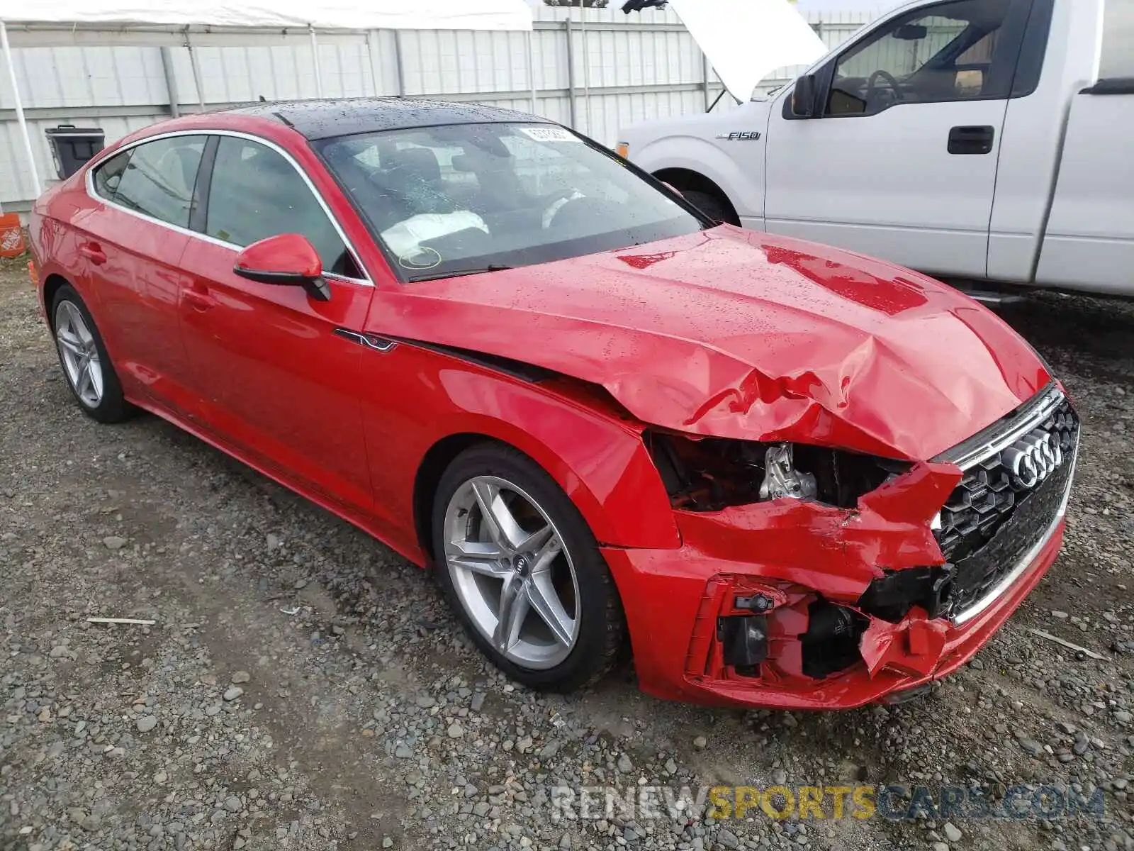 1 Photograph of a damaged car WAUDACF50MA012570 AUDI A5 2021