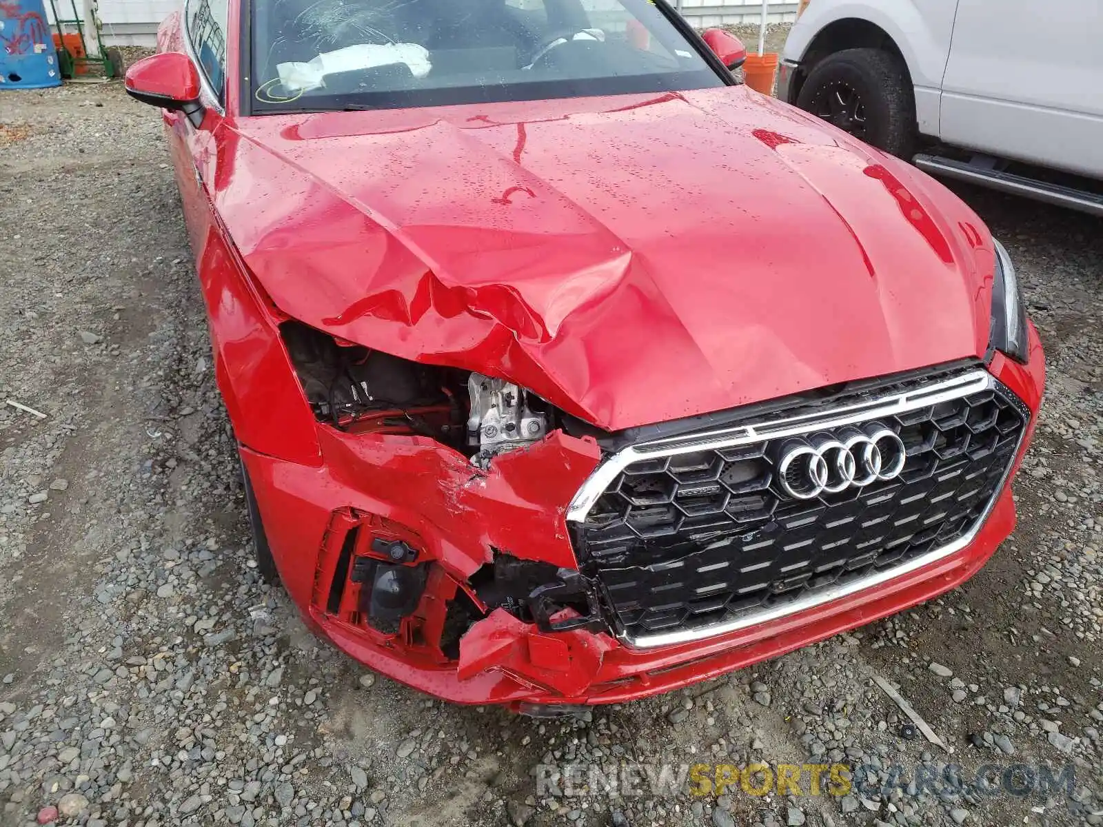 9 Photograph of a damaged car WAUDACF50MA012570 AUDI A5 2021