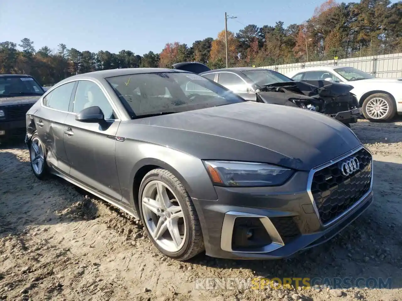 1 Photograph of a damaged car WAUDACF50MA016344 AUDI A5 2021