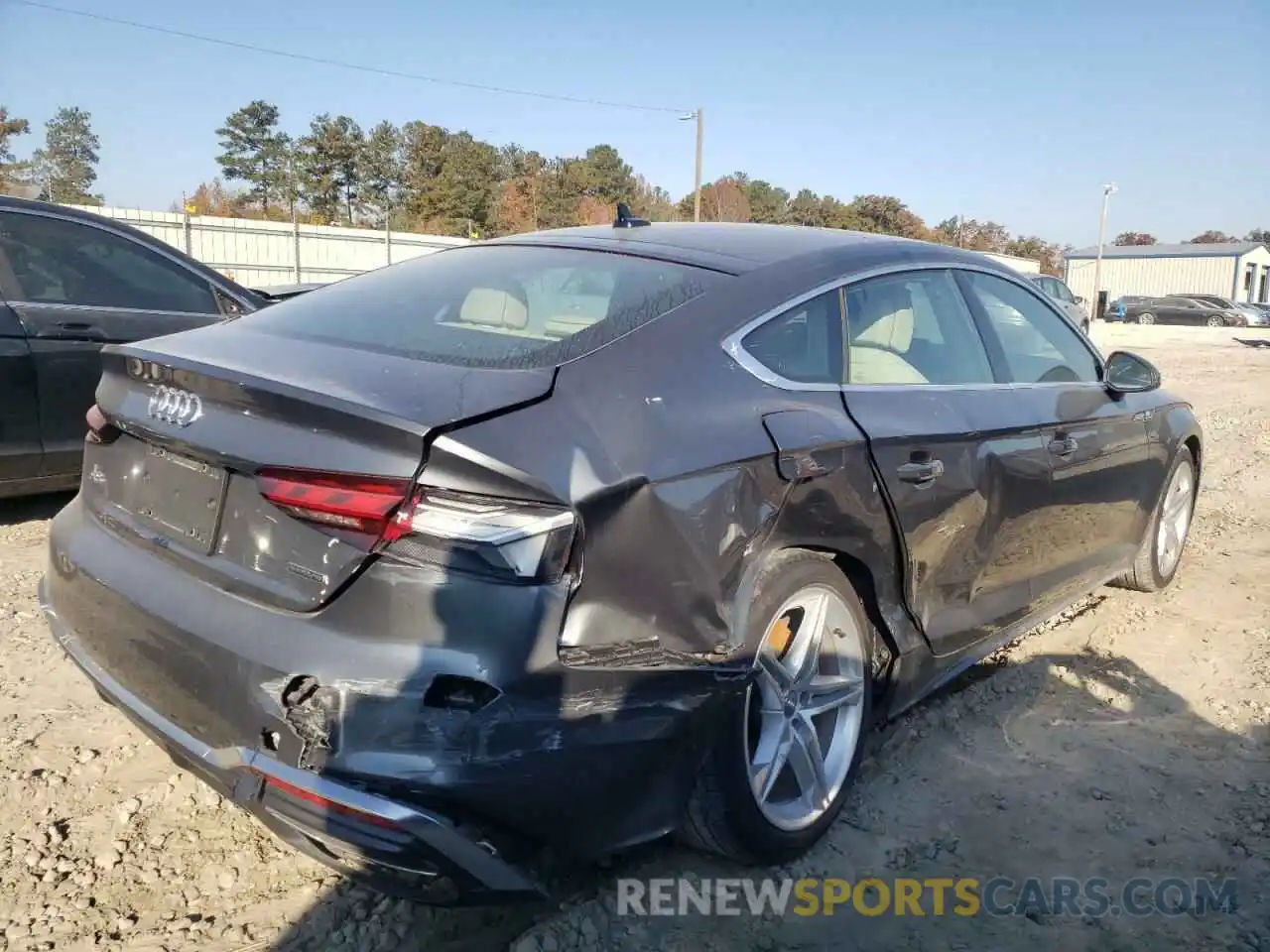 4 Photograph of a damaged car WAUDACF50MA016344 AUDI A5 2021