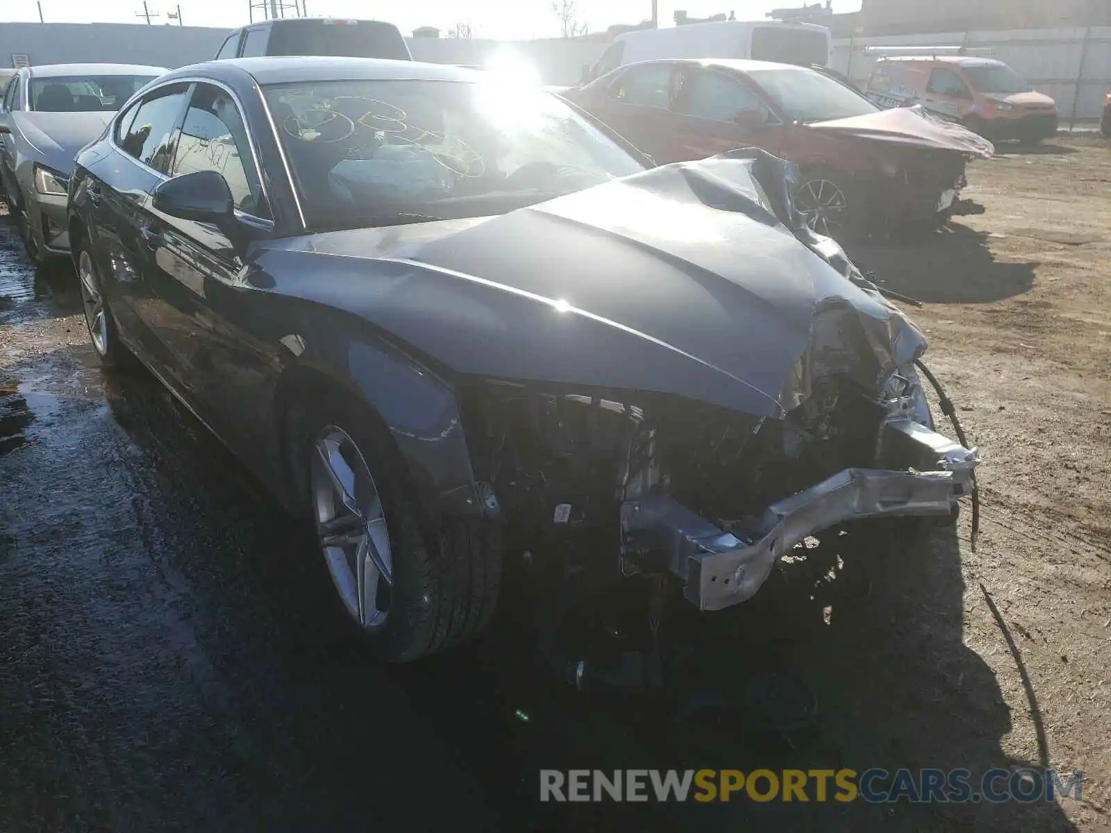 1 Photograph of a damaged car WAUDACF51MA012173 AUDI A5 2021