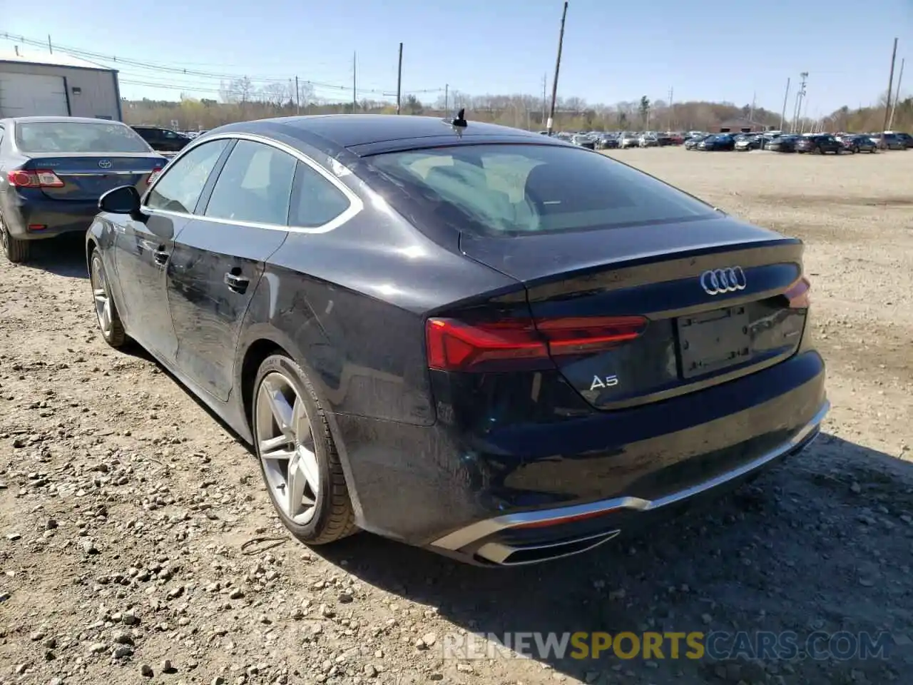 3 Photograph of a damaged car WAUDACF51MA017230 AUDI A5 2021