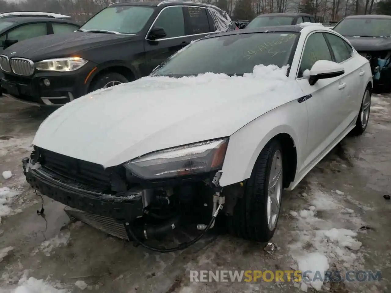 2 Photograph of a damaged car WAUDACF52MA018791 AUDI A5 2021